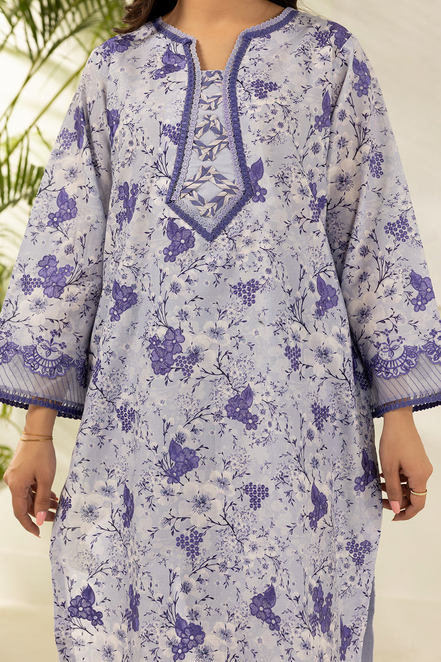 Zellbury Summer Embroidered Lawn Unstitched 3Pc Suit WUS26E30442