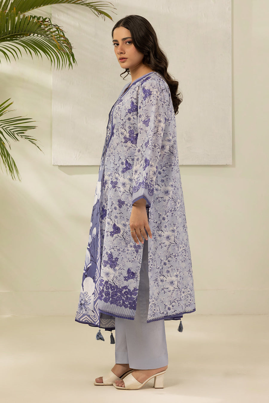 Zellbury Summer Embroidered Lawn Unstitched 3Pc Suit WUS26E30442