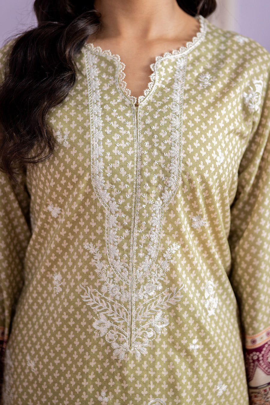 Zellbury Summer Embroidered Lawn Unstitched 3Pc Suit WUS26E30444