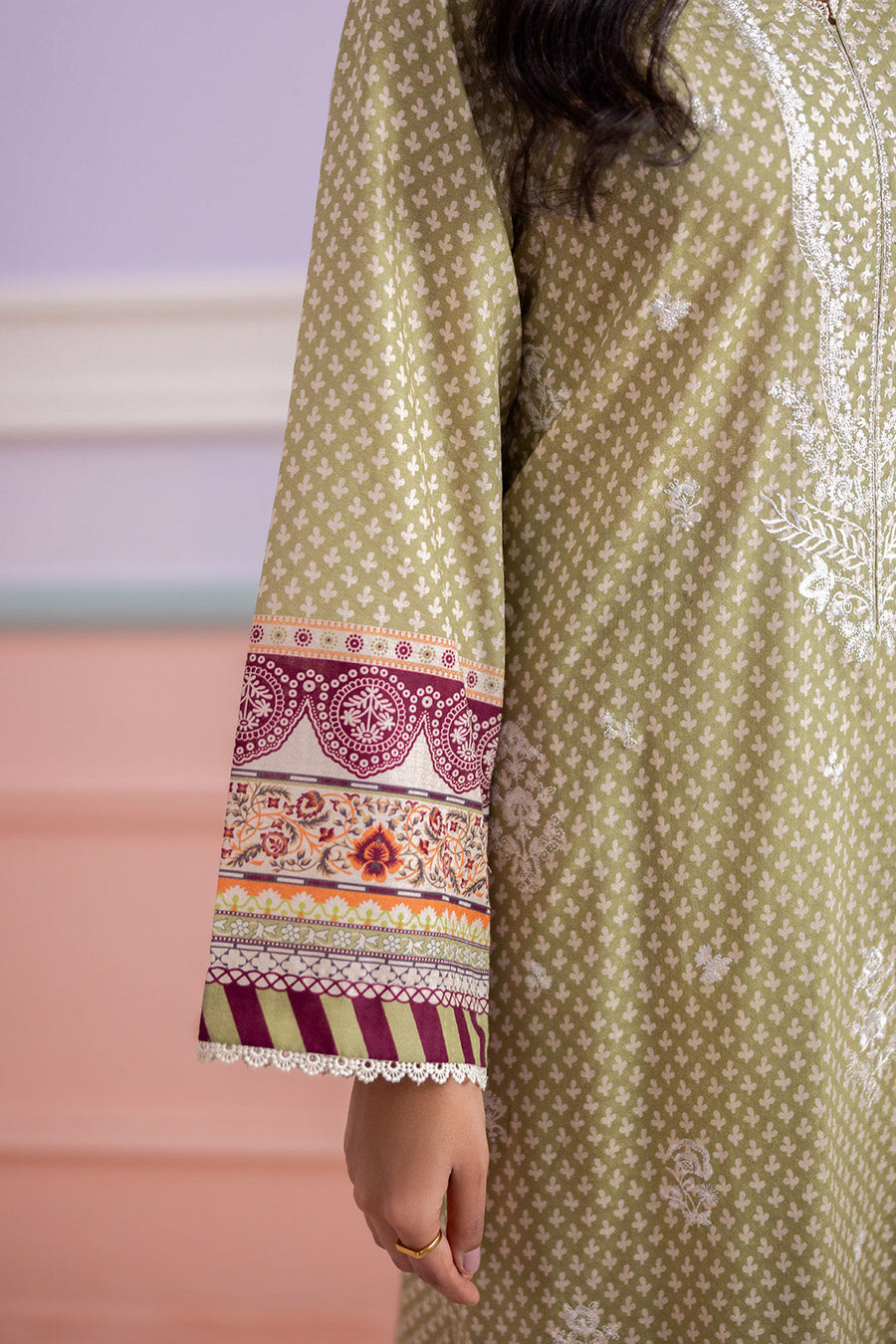 Zellbury Summer Embroidered Lawn Unstitched 3Pc Suit WUS26E30444