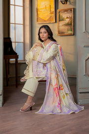 Zellbury Summer Embroidered Lawn Unstitched 3Pc Suit WUS26E30445