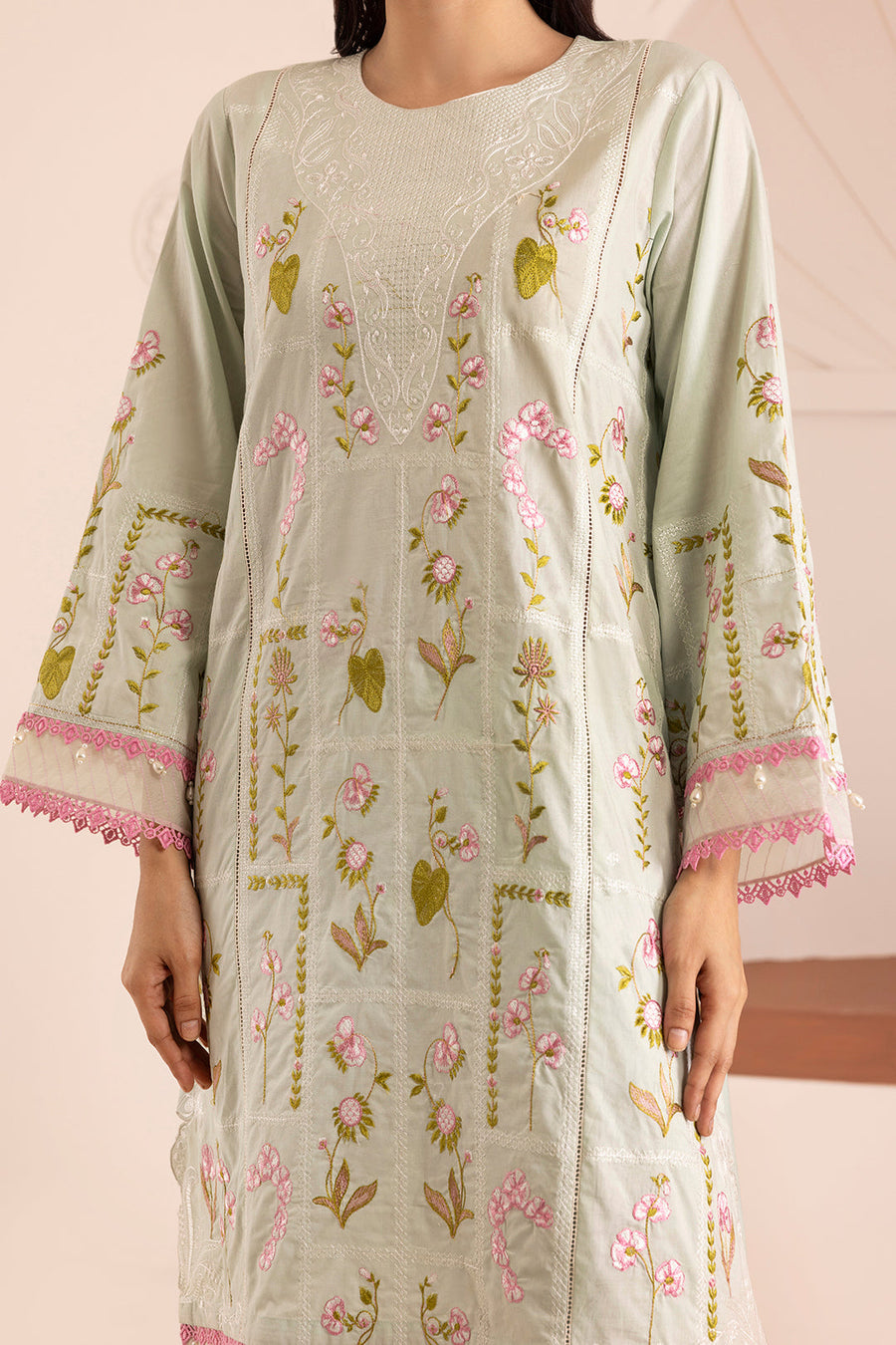 Zellbury Summer Embroidered Lawn Unstitched 3Pc Suit WUS26E30446