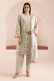 Zellbury Summer Embroidered Lawn Unstitched 3Pc Suit WUS26E30446