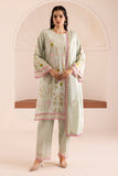 Zellbury Summer Embroidered Lawn Unstitched 3Pc Suit WUS26E30446