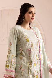 Zellbury Summer Embroidered Lawn Unstitched 3Pc Suit WUS26E30446