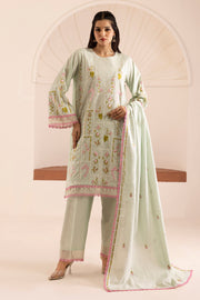 Zellbury Summer Embroidered Lawn Unstitched 3Pc Suit WUS26E30446
