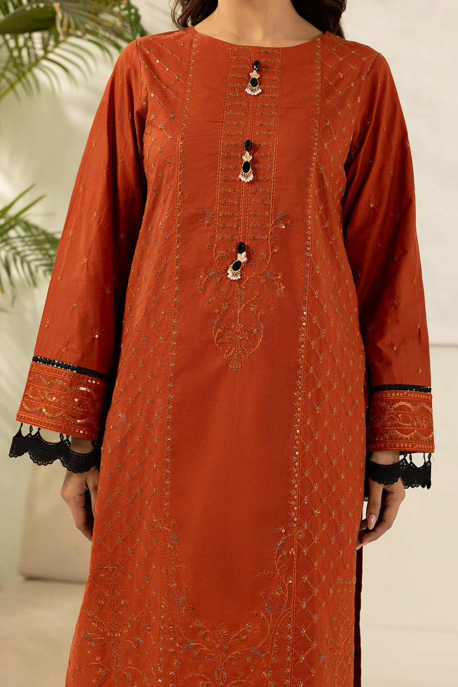 Zellbury Summer Embroidered Lawn Unstitched 3Pc Suit WUS26E30448