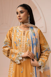Zellbury Summer Embroidered Lawn Unstitched 3Pc Suit WUS26E30451