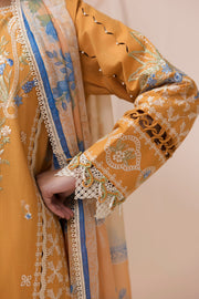 Zellbury Summer Embroidered Lawn Unstitched 3Pc Suit WUS26E30451