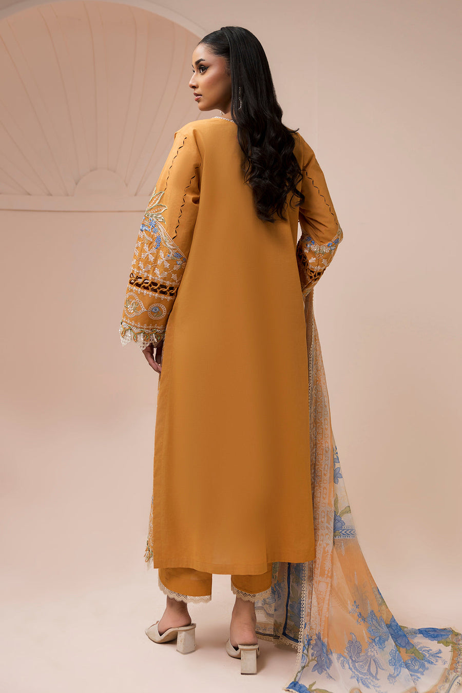Zellbury Summer Embroidered Lawn Unstitched 3Pc Suit WUS26E30451
