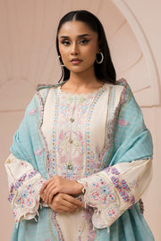 Zellbury Summer Embroidered Lawn Unstitched 3Pc Suit WUS26E30453