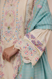 Zellbury Summer Embroidered Lawn Unstitched 3Pc Suit WUS26E30453