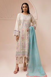 Zellbury Summer Embroidered Lawn Unstitched 3Pc Suit WUS26E30453
