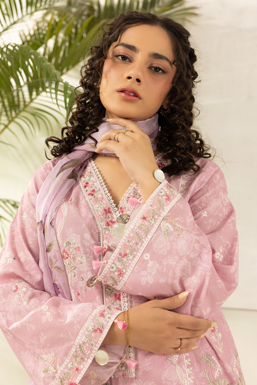 Zellbury Summer Embroidered Lawn Unstitched 3Pc Suit WUS26E30454
