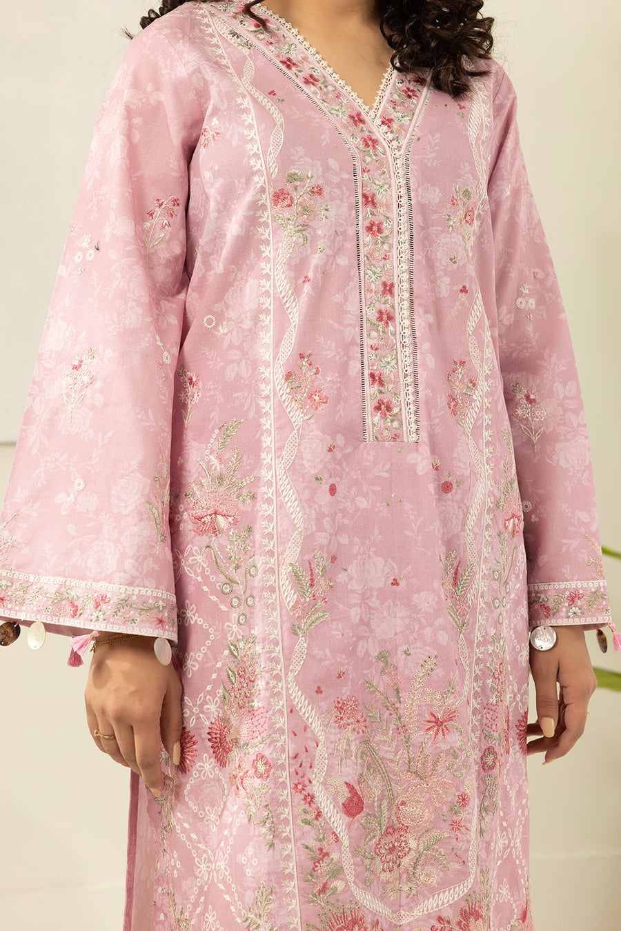 Zellbury Summer Embroidered Lawn Unstitched 3Pc Suit WUS26E30454