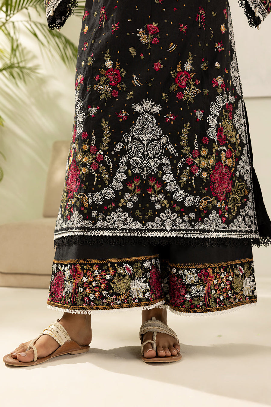 Zellbury Summer Embroidered Cambric Unstitched 3Pc Suit WUS26E30456