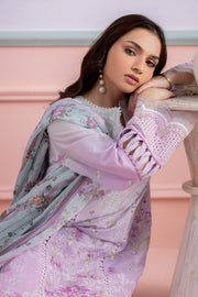 Zellbury Summer Embroidered Lawn Unstitched 3Pc Suit WUS26E30459