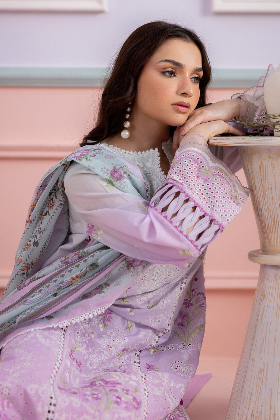 Zellbury Summer Embroidered Lawn Unstitched 3Pc Suit WUS26E30459