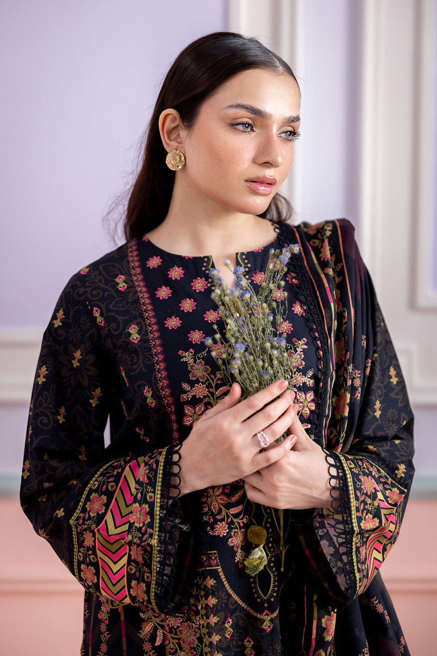 Zellbury Summer Embroidered Lawn Unstitched 3Pc Suit WUS26E30495