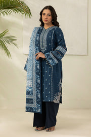 Zellbury Summer Embroidered Lawn Unstitched 3Pc Suit WUS26E30503
