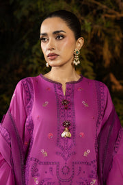 Zellbury Summer Embroidered Lawn Unstitched 3Pc Suit WUS26E30507