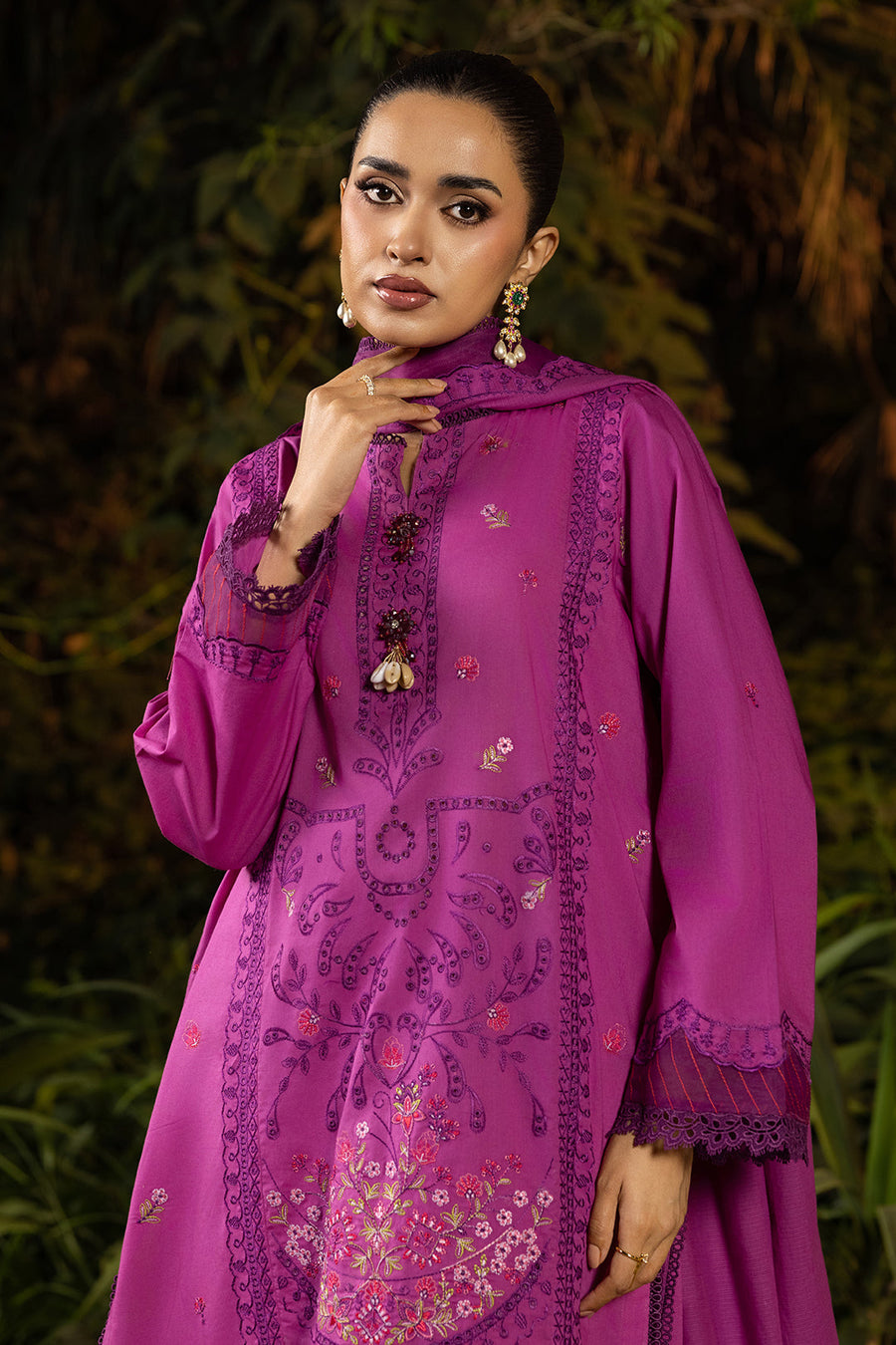 Zellbury Summer Embroidered Lawn Unstitched 3Pc Suit WUS26E30507