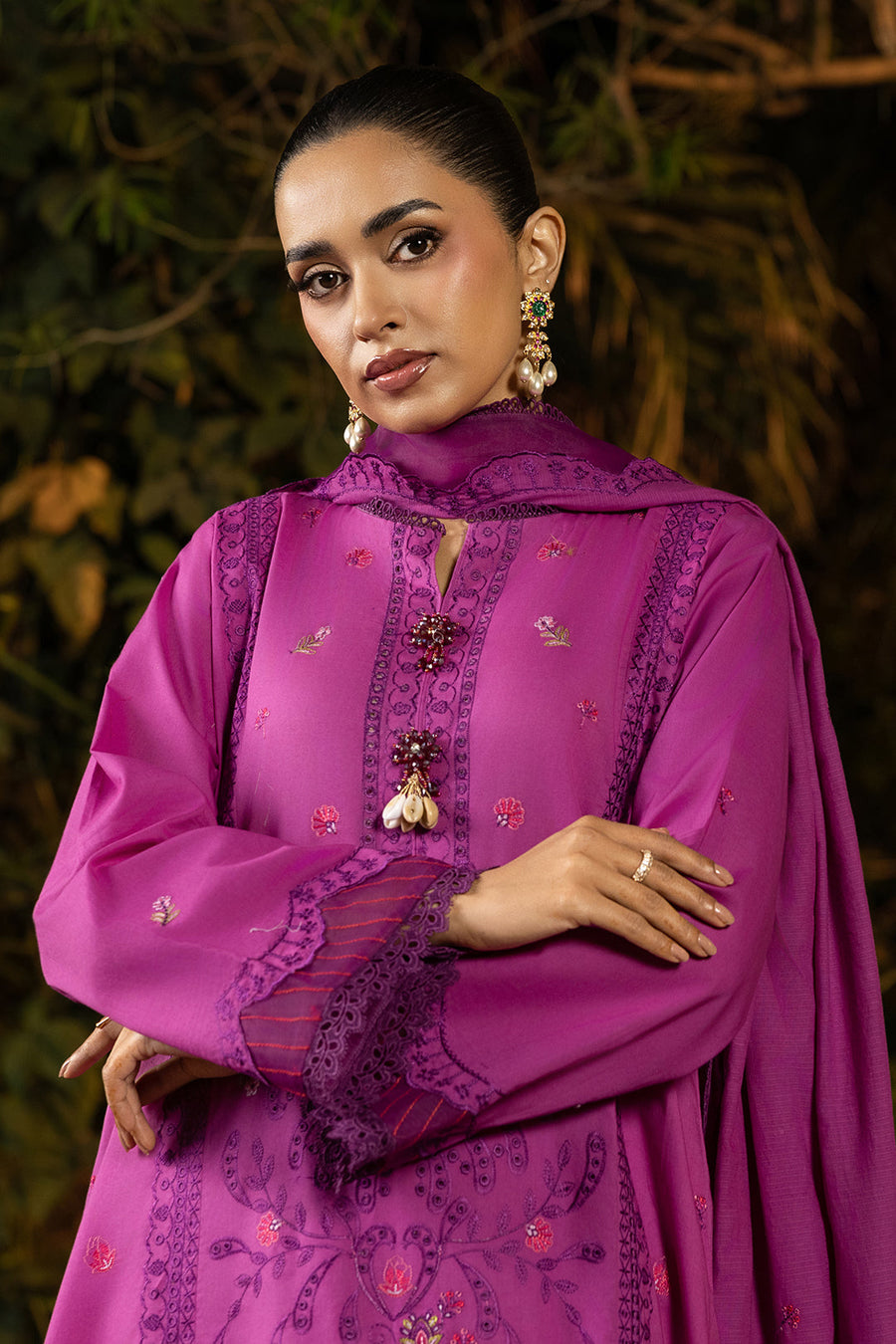 Zellbury Summer Embroidered Lawn Unstitched 3Pc Suit WUS26E30507