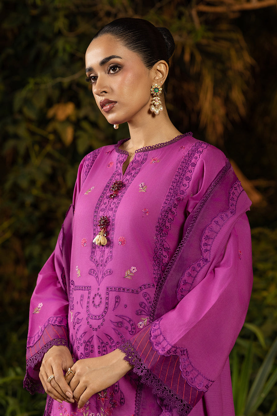 Zellbury Summer Embroidered Lawn Unstitched 3Pc Suit WUS26E30507