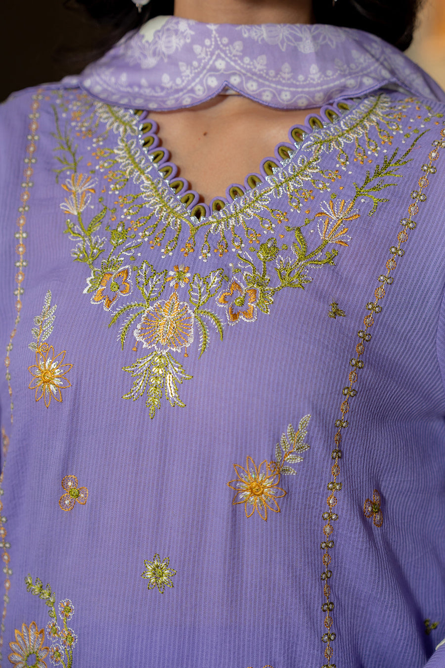Zellbury Summer Embroidered Lawn Unstitched 3Pc Suit WUS26E30508