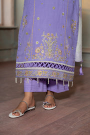 Zellbury Summer Embroidered Lawn Unstitched 3Pc Suit WUS26E30508