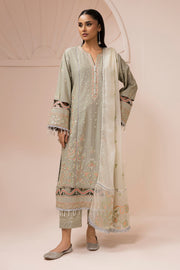 Zellbury Summer Embroidered Lawn Unstitched 3Pc Suit WUS26E30509