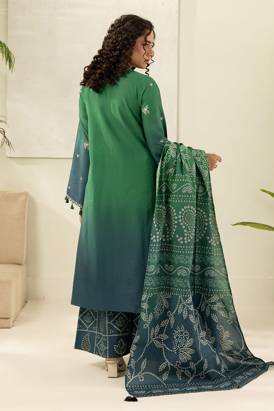 Zellbury Summer Embroidered Cambric Unstitched 3Pc Suit WUS26E30512