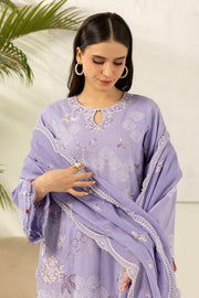Zellbury Summer Embroidered Jacquard Unstitched 3Pc Suit WUS26E30516