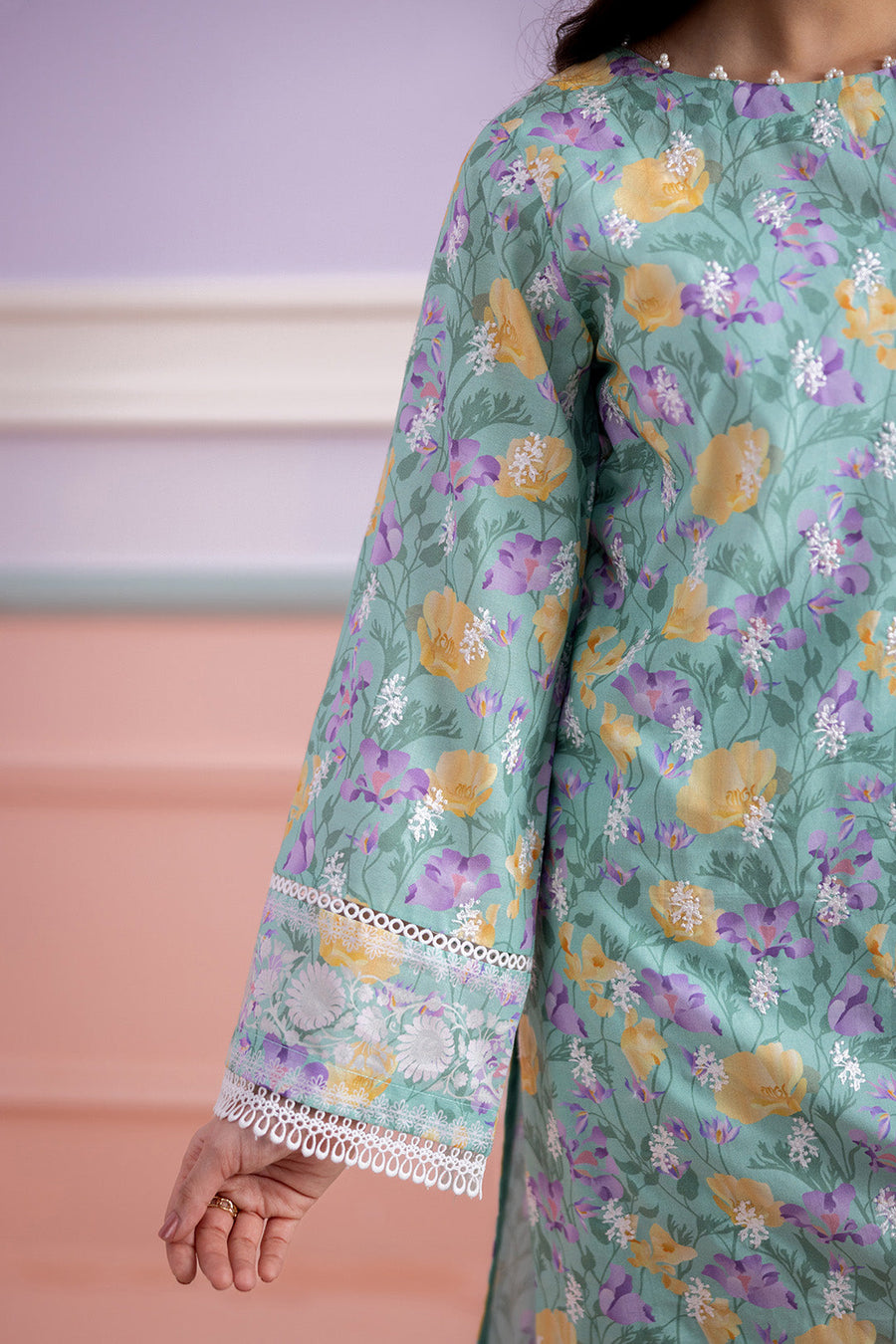 Zellbury Summer Embroidered Lawn Unstitched 3Pc Suit WUS26E30569