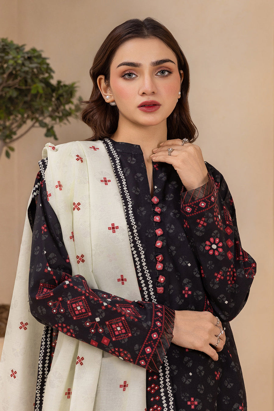 Zellbury Summer Embroidered Lawn Unstitched 3Pc Suit WUS26E30572