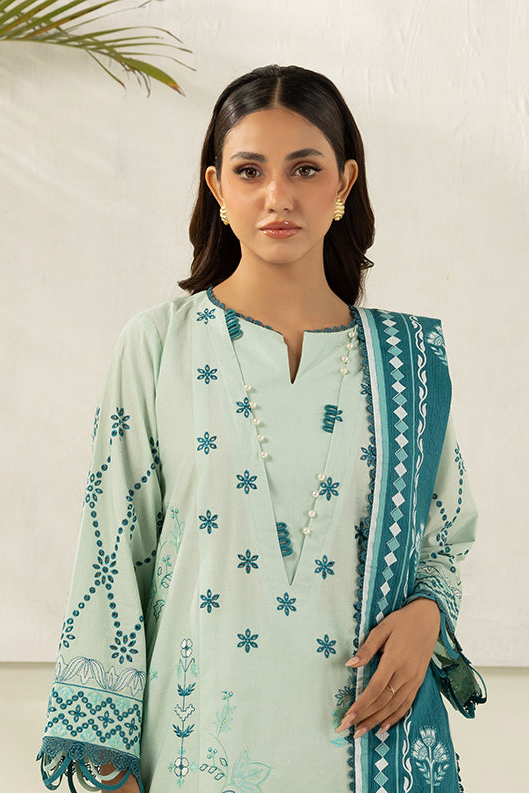 Zellbury Summer Embroidered Lawn Unstitched 3Pc Suit WUS26E30576