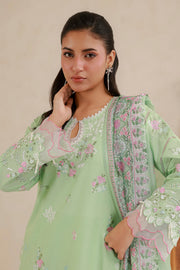 Zellbury Summer Embroidered Lawn Unstitched 3Pc Suit WUS26E30585