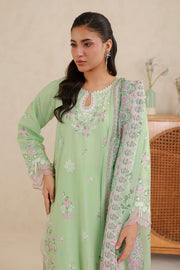Zellbury Summer Embroidered Lawn Unstitched 3Pc Suit WUS26E30585