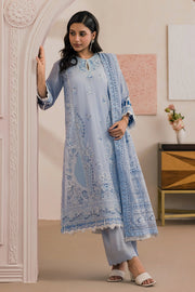 Zellbury Summer Embroidered Lawn Unstitched 3Pc Suit WUS26E30589