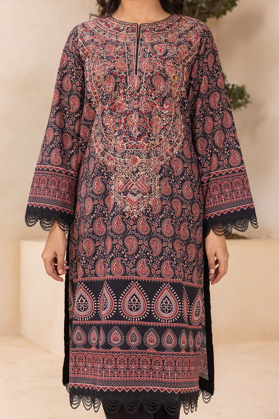 Zellbury Summer Embroidered Lawn Unstitched 3Pc Suit WUS26E30639