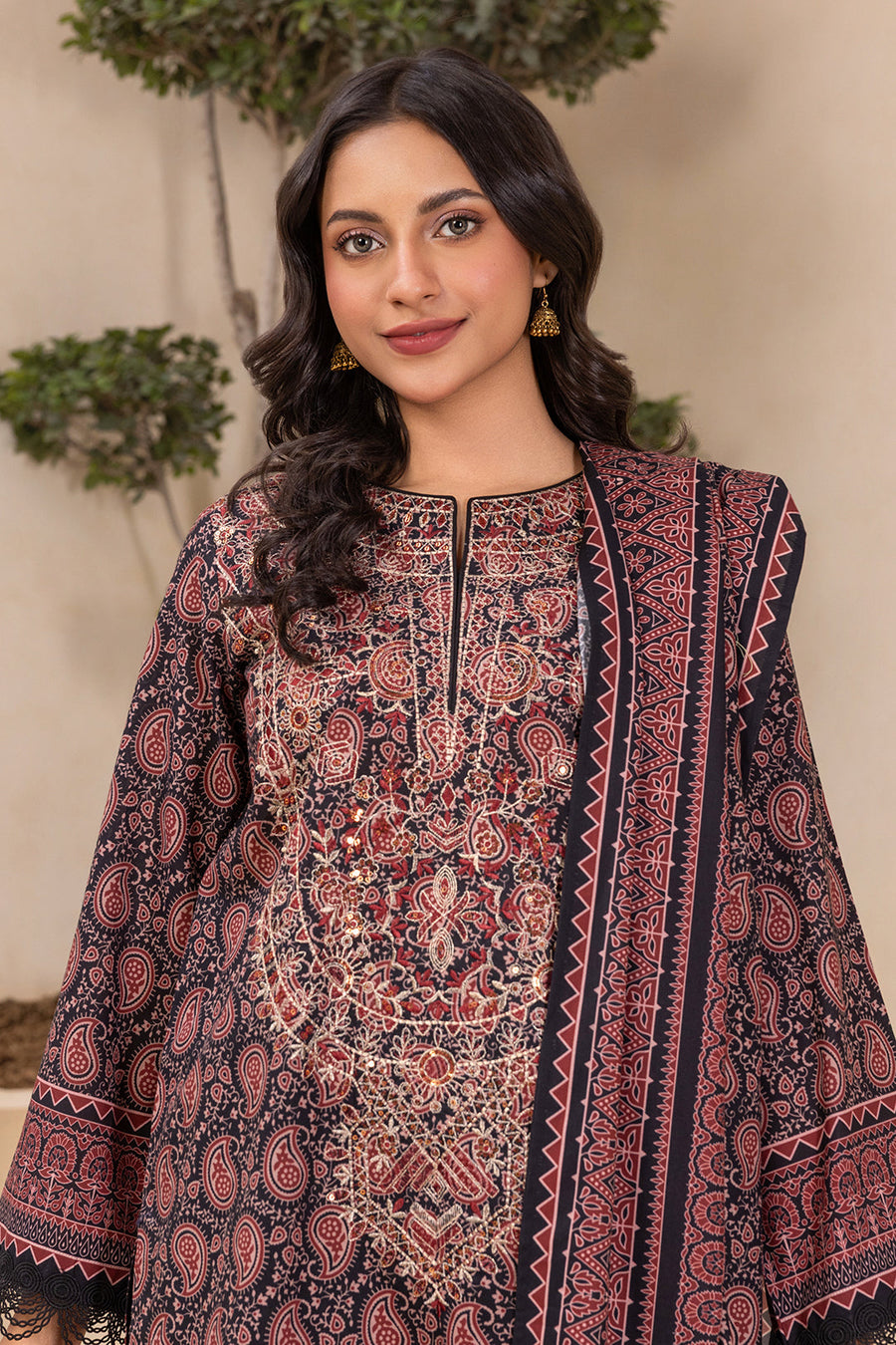Zellbury Summer Embroidered Lawn Unstitched 3Pc Suit WUS26E30639