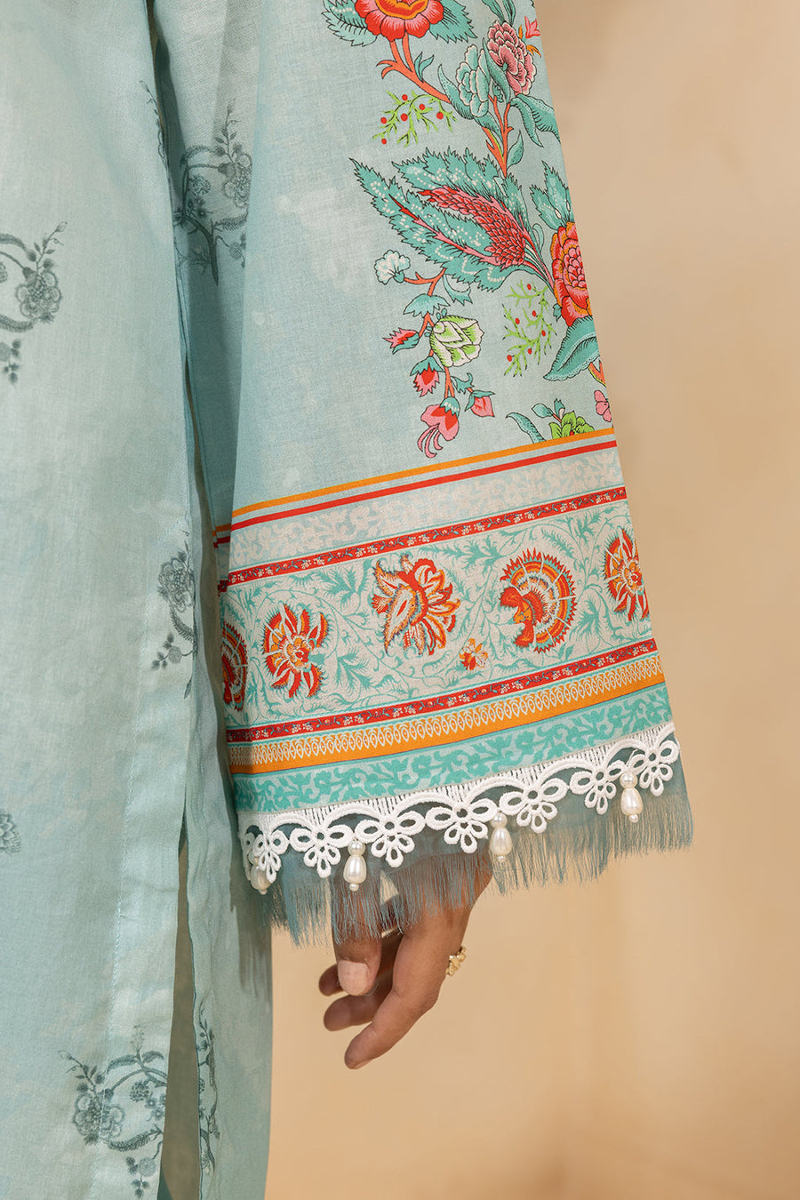Zellbury Summer Embroidered Lawn Unstitched 3Pc Suit WUS26E30641
