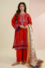 Zellbury Summer Embroidered Lawn Unstitched 3Pc Suit WUS26E30644