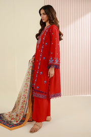 Zellbury Summer Embroidered Lawn Unstitched 3Pc Suit WUS26E30644