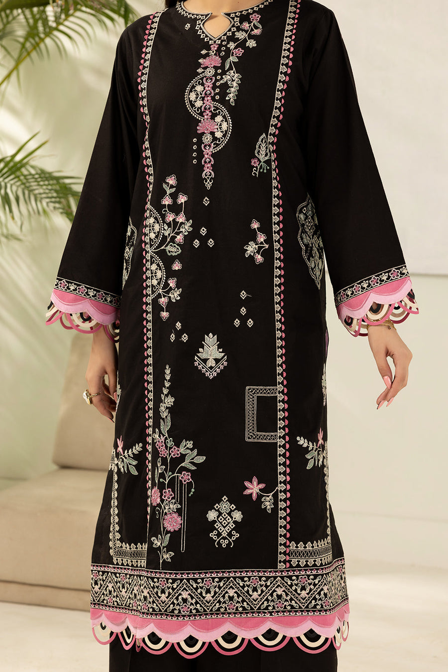 Zellbury Summer Embroidered Lawn Unstitched 3Pc Suit WUS26E30646