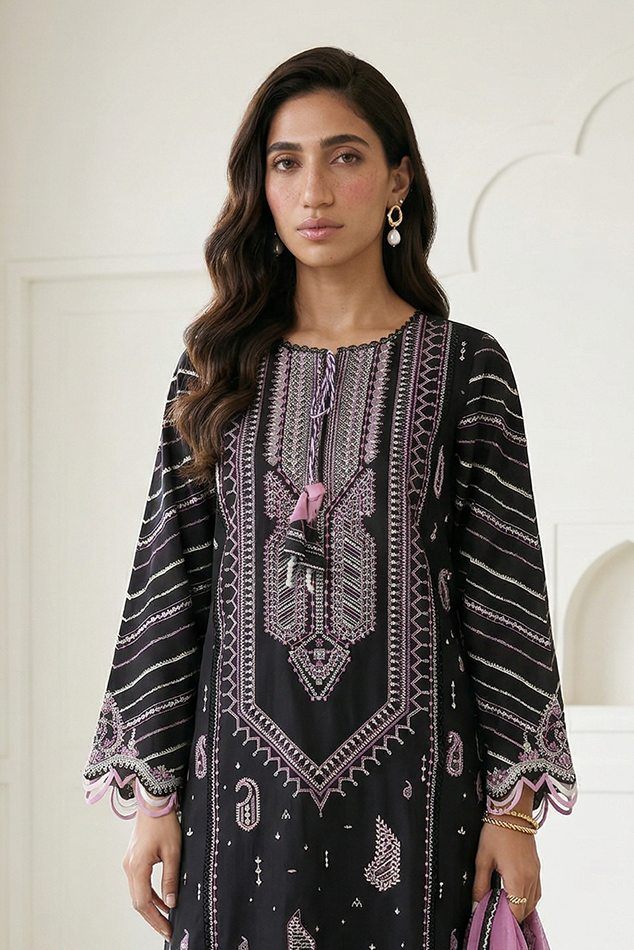 Zellbury Summer Embroidered Lawn Unstitched 3Pc Suit WUS26E30649