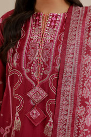 Zellbury Summer Embroidered Lawn Unstitched 3Pc Suit WUS26E30655