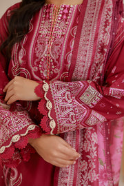Zellbury Summer Embroidered Lawn Unstitched 3Pc Suit WUS26E30655