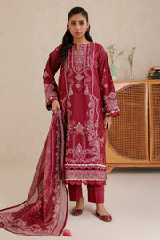 Zellbury Summer Embroidered Lawn Unstitched 3Pc Suit WUS26E30655