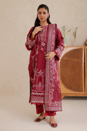 Zellbury Summer Embroidered Lawn Unstitched 3Pc Suit WUS26E30655